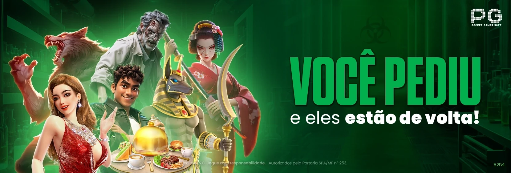 Bônus boas-vindas 5254 R$100